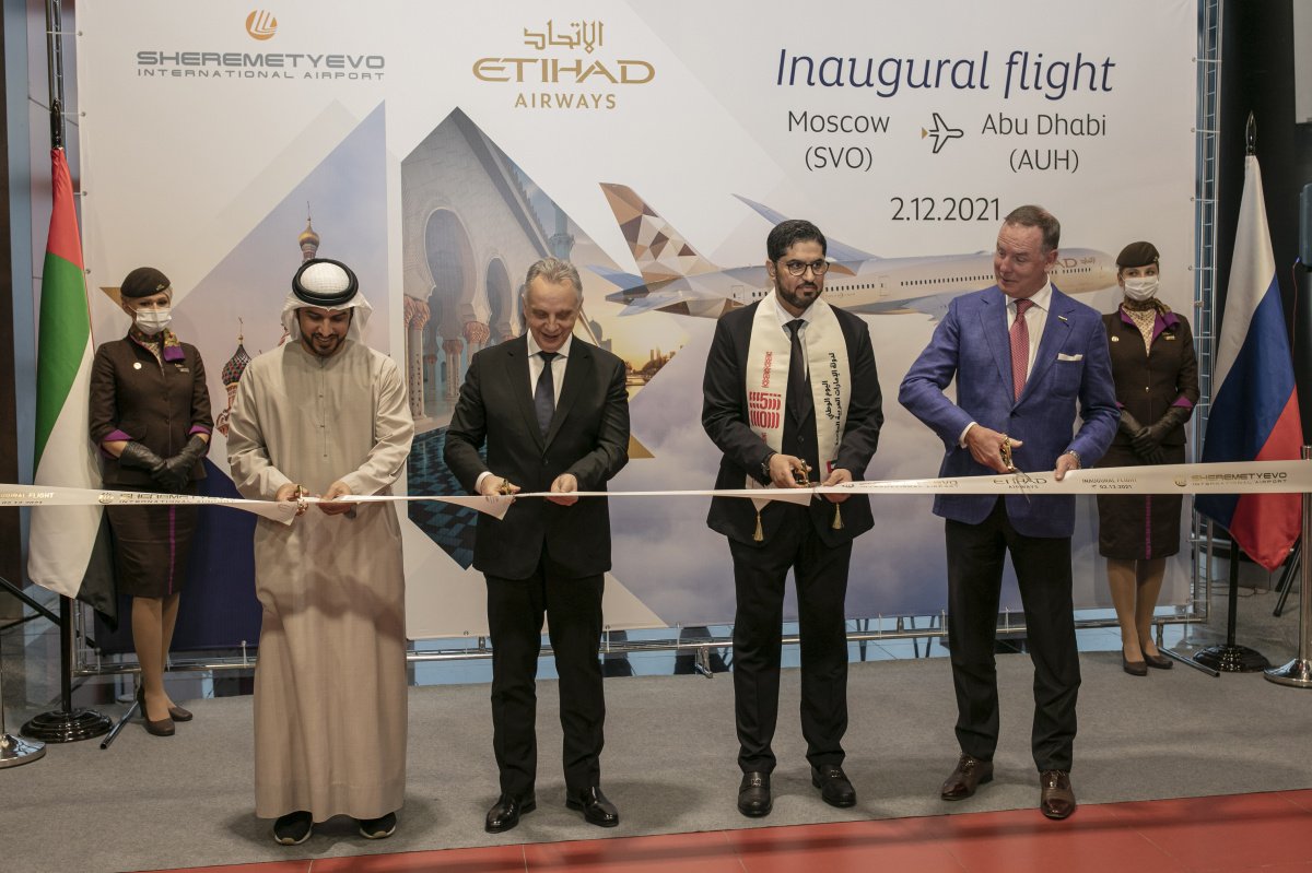 Etihad Airways открыла рейсы из Абу-Даби в Шереметьево / Международный  аэропорт Шереметьево